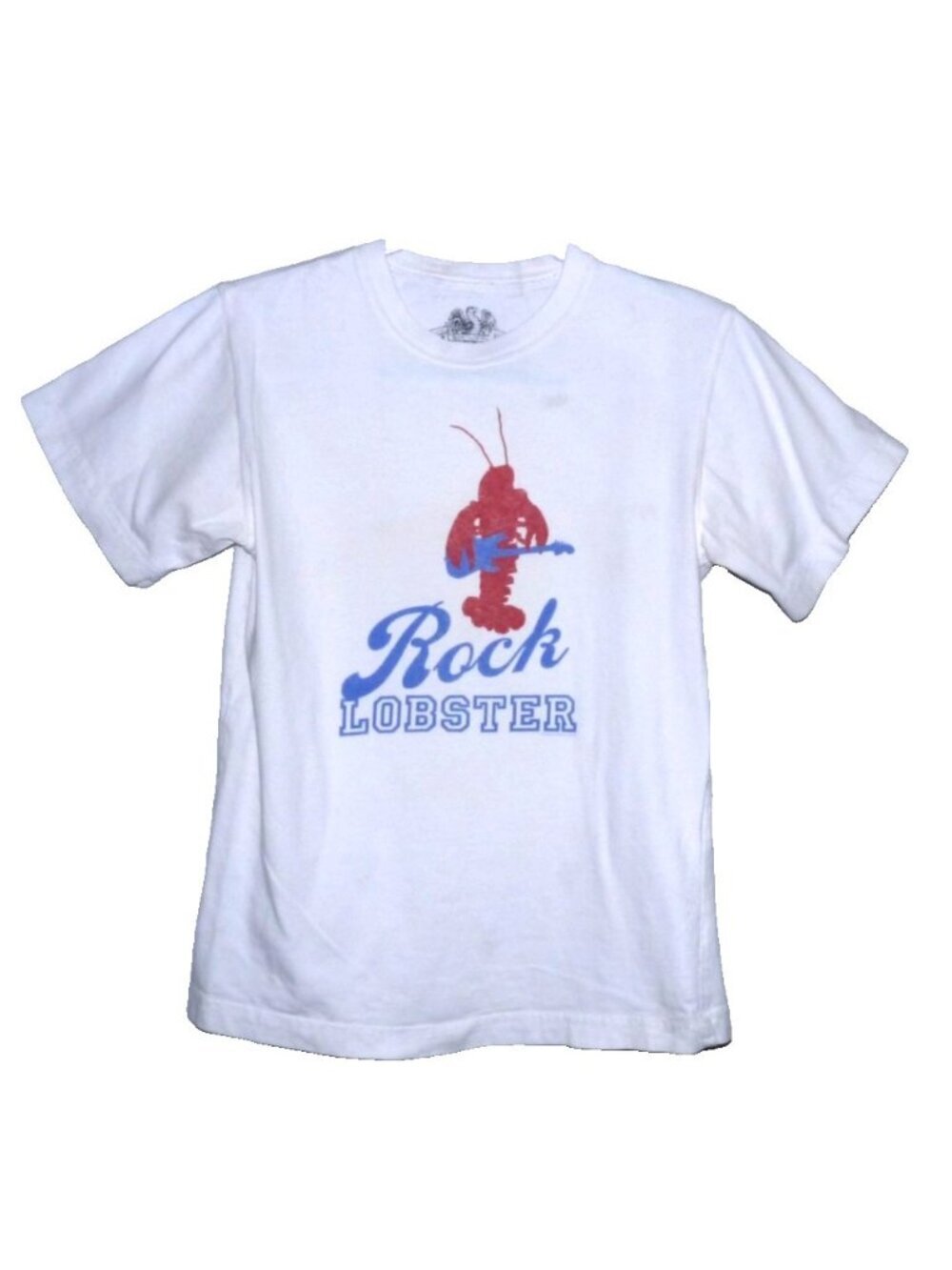 Vintage Wes and Willy Kid's Rock Lobster white T shirt size M fits 31" chest